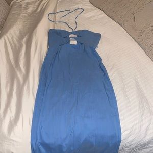 NEW cut out dress blue midi